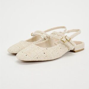 Zara Slingback Flats-size 36